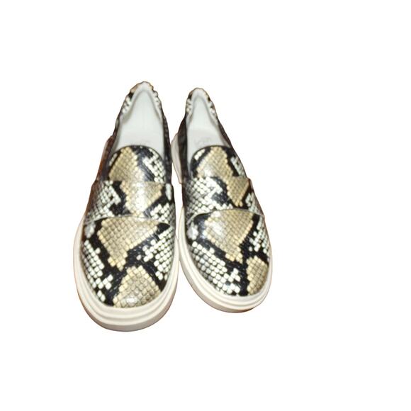 Franco Sarto Metta reptile print lug sole loafers 6 M Excellent‎ condition - Picture 1 of 5